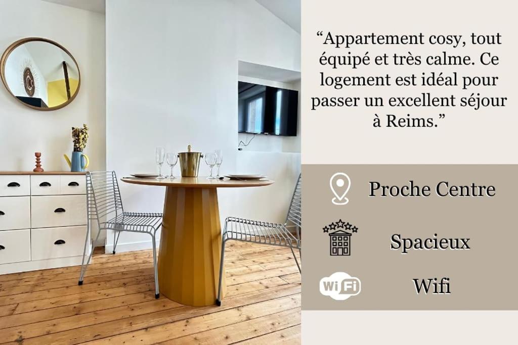 Ete Magnifique T2 Tout Equipe Proche Centre-Ville Reims Extérieur photo